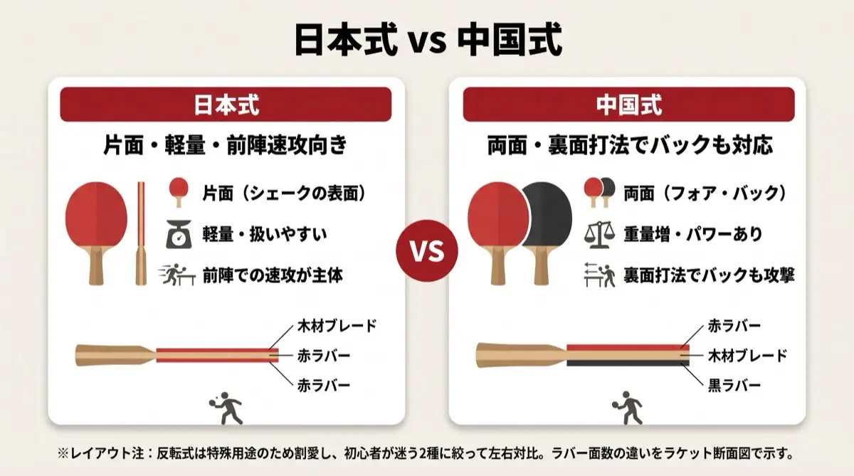 日本式 vs 中国式