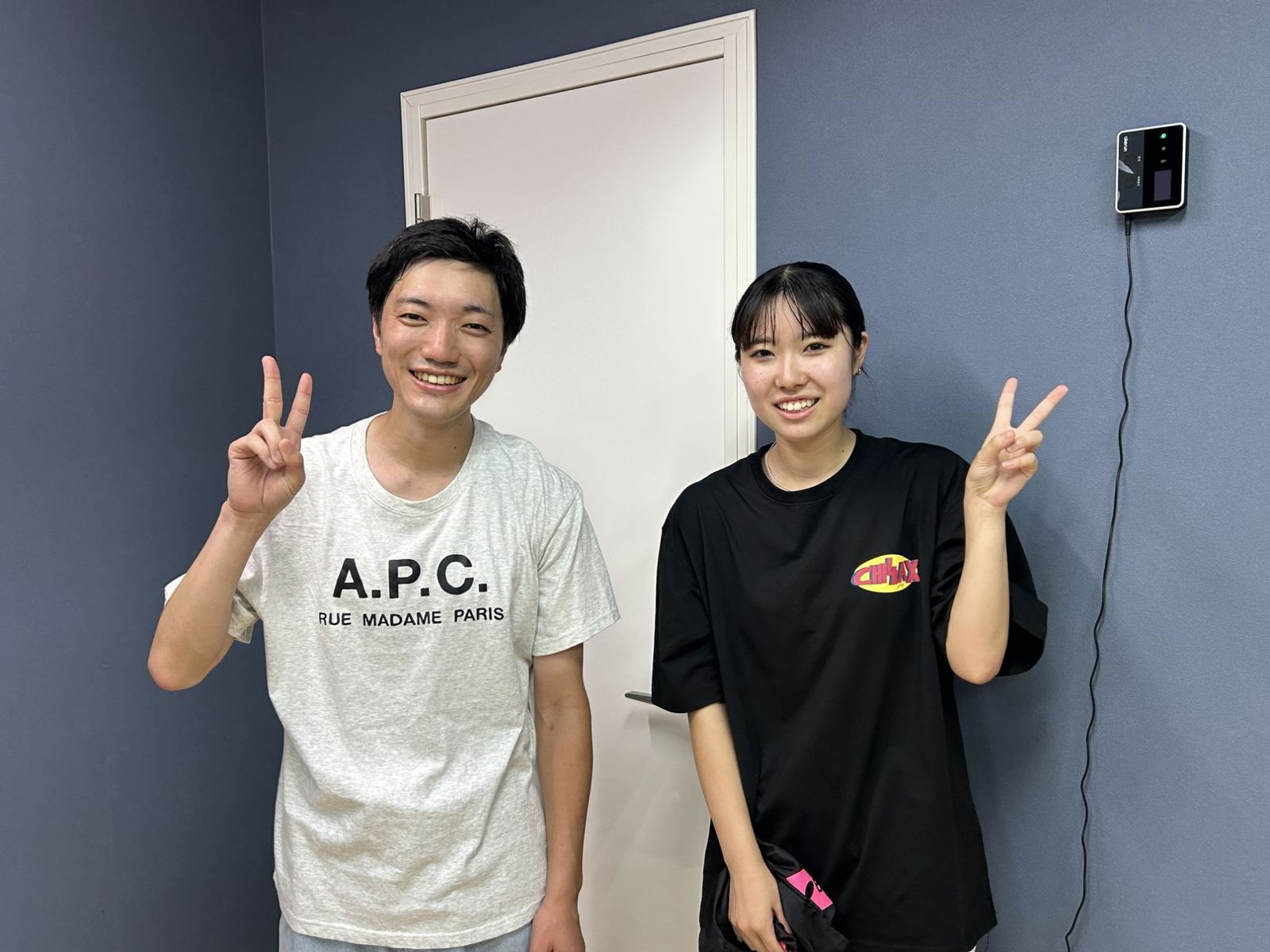木村様と村田コーチの2ショット